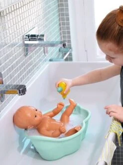 Baignoire Pomea - DJECO Vert - Djeco -Magasin De Produits Tendance Pour Bébés baignoire pomea djeco 2