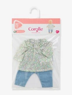 Blouse Et Pantalon - COROLLE Bleu Jean - Corolle -Magasin De Produits Tendance Pour Bébés blouse et pantalon corolle 2