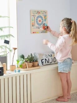 Calendrier En Bois FSC® Multicolore - Vertbaudet -Magasin De Produits Tendance Pour Bébés calendrier en bois fsc 4