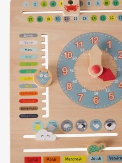 Calendrier En Bois FSC® Multicolore - Vertbaudet -Magasin De Produits Tendance Pour Bébés calendrier en bois fsc 5