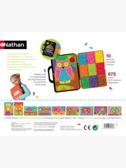 Clic Educ Mosaïques NATHAN Blanc - Nathan -Magasin De Produits Tendance Pour Bébés clic educ mosaiques nathan 3