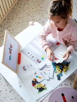 Coffret D'apprentissage Des Lettres Et Des Mots Multicolore - Vertbaudet -Magasin De Produits Tendance Pour Bébés coffret dapprentissage des lettres et des mots 2