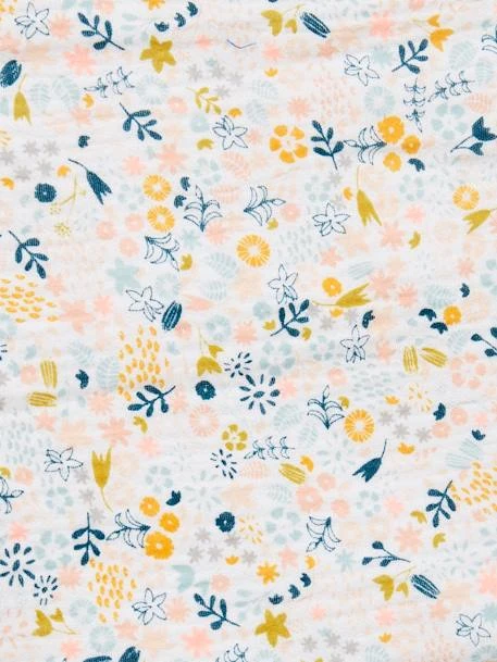 Couette + Oreiller Poupon En Gaze De Coton Blanc Fleuri - Vertbaudet 4 Couette + Oreiller Poupon En Gaze De Coton Blanc Fleuri - Vertbaudet – Image 2