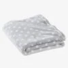 Couverture Enfant Microfibre Imprimée étoiles Marine Grisé Imprimé - Vertbaudet -Magasin De Produits Tendance Pour Bébés couverture enfant microfibre imprimee etoiles