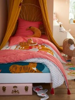 Couvre-lit EDEN INDIA Rose / Multicolore - Vertbaudet -Magasin De Produits Tendance Pour Bébés couvre lit eden india 2