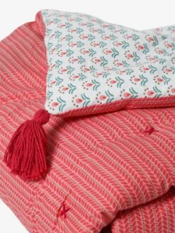 Couvre-lit EDEN INDIA Rose / Multicolore - Vertbaudet -Magasin De Produits Tendance Pour Bébés couvre lit eden india 3