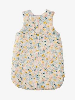 Gigoteuse Poupon En Gaze De Coton Rose - Vertbaudet -Magasin De Produits Tendance Pour Bébés gigoteuse poupon en gaze de coton 3