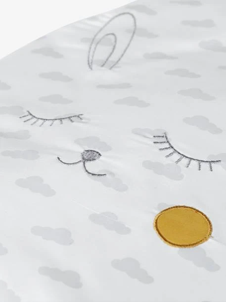 Gigoteuse Sans Manches LAPIN Blanc Motifs Gris - Vertbaudet 4 Gigoteuse Sans Manches LAPIN Blanc Motifs Gris - Vertbaudet – Image 2