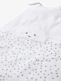 Gigoteuse Sans Manches NUAGE BLANC Blanc / Gris - Vertbaudet 7 Gigoteuse Sans Manches NUAGE BLANC Blanc / Gris - Vertbaudet -Magasin De Produits Tendance Pour Bébés gigoteuse sans manches nuage blanc 2