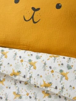 Housse De Couette Bébé En Gaze De Coton HANOÏ Ivoire Imprimé - Vertbaudet -Magasin De Produits Tendance Pour Bébés housse de couette bebe en gaze de coton hanoi 3