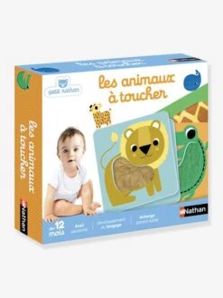 Les Animaux à Toucher NATHAN Blanc - Nathan -Magasin De Produits Tendance Pour Bébés les animaux a toucher nathan 2