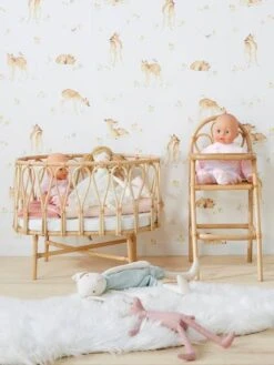 Lit Poupon En Rotin Beige - Vertbaudet -Magasin De Produits Tendance Pour Bébés lit poupon en rotin 2