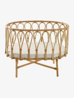 Lit Poupon En Rotin Beige - Vertbaudet -Magasin De Produits Tendance Pour Bébés lit poupon en rotin 5