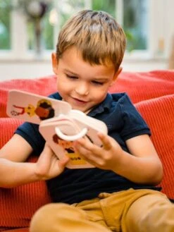 Mon Imagier Des émotions - NATHAN Rose - Nathan -Magasin De Produits Tendance Pour Bébés mon imagier des emotions nathan 2