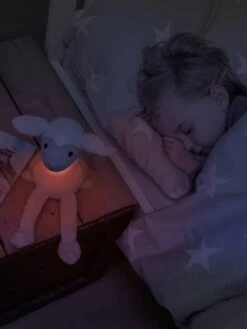 Peluche Veilleuse Et Liseuse Fin Le Mouton ZAZU Gris - Toutes Les Marques -Magasin De Produits Tendance Pour Bébés peluche veilleuse et liseuse fin le mouton zazu 2