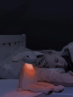 Peluche Veilleuse Et Liseuse Fin Le Mouton ZAZU Gris - Toutes Les Marques -Magasin De Produits Tendance Pour Bébés peluche veilleuse et liseuse fin le mouton zazu 3