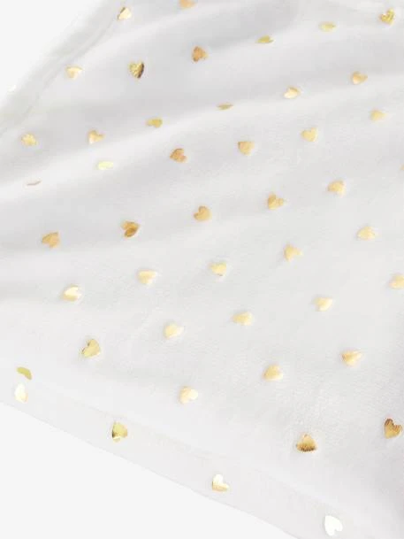 Plaid Enfant Motifs Dorés écru / Coeurs Dorés - Vertbaudet 5 Plaid Enfant Motifs Dorés écru / Coeurs Dorés - Vertbaudet – Image 3