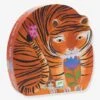 Puzzle 24 Pièces La Balade Du Tigre DJECO Orange - Djeco -Magasin De Produits Tendance Pour Bébés puzzle 24 pieces la balade du tigre djeco