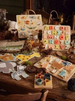 Puzzle Boutons Jungle En Bois FSC® Multicolore - Vertbaudet -Magasin De Produits Tendance Pour Bébés puzzle boutons jungle en bois fsc 3