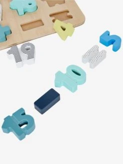 Puzzle Des Chiffres En Bois FSC® Multicolore - Vertbaudet -Magasin De Produits Tendance Pour Bébés puzzle des chiffres en bois fsc 4