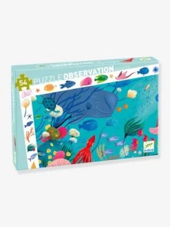 Puzzle D'observation Aquatique DJECO Bleu - Djeco