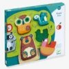 Puzzle Feutrine Oski - DJECO Vert - Djeco -Magasin De Produits Tendance Pour Bébés puzzle feutrine oski djeco