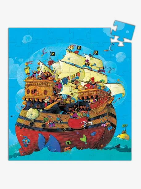 Puzzle Le Bateau De Barberousse 54 Pièces DJECO Multicolore - Djeco 4 Puzzle Le Bateau De Barberousse 54 Pièces DJECO Multicolore - Djeco – Image 2