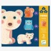 Puzzle Primo évolutif Dans La Forêt DJECO Multicolore - Djeco -Magasin De Produits Tendance Pour Bébés puzzle primo evolutif dans la foret djeco