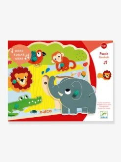 Puzzle Sonore Baobab - DJECO Jaune - Djeco -Magasin De Produits Tendance Pour Bébés puzzle sonore baobab djeco 1