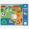 Puzzle Tactiloferme 20 Pièces DJECO Multicolore - Djeco -Magasin De Produits Tendance Pour Bébés puzzle tactiloferme 20 pieces djeco