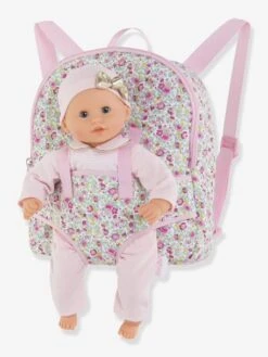 Sac à Dos Porte Poupon - COROLLE Rose Bonbon - Corolle -Magasin De Produits Tendance Pour Bébés sac a dos porte poupon corolle 4