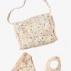 Sac à Langer Poupon + Couche + Bavoir En Gaze De Coton Rose - Vertbaudet 2 Sac à Langer Poupon + Couche + Bavoir En Gaze De Coton Rose - Vertbaudet -Magasin De Produits Tendance Pour Bébés sac a langer poupon couche bavoir en gaze de coton