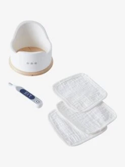 Set Accessoires Hygiène Poupon En Bois FSC® Blanc - Vertbaudet -Magasin De Produits Tendance Pour Bébés set accessoires hygiene poupon en bois fsc 3