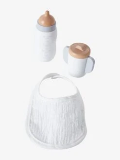 Set Accessoires Repas Poupon En Bois FSC® Blanc - Vertbaudet -Magasin De Produits Tendance Pour Bébés set accessoires repas poupon en bois fsc 3