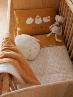 Taie D'oreiller Bébé PETIT MOUTON Miel - Vertbaudet -Magasin De Produits Tendance Pour Bébés taie doreiller bebe petit mouton 2