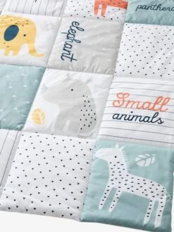 Tapis De Sol Patchwork Jungle Baby Multicolore - Vertbaudet -Magasin De Produits Tendance Pour Bébés tapis de sol patchwork jungle baby 3