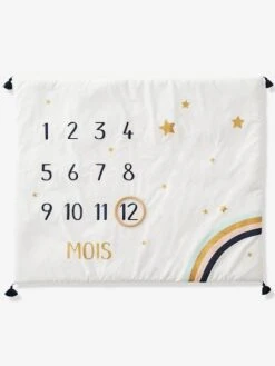 Tapis Photo Bébé Ivoire - Vertbaudet -Magasin De Produits Tendance Pour Bébés tapis photo bebe 2