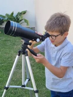 Télescope Lunaire 30 Activités - BUKI Noir - Buki -Magasin De Produits Tendance Pour Bébés telescope lunaire 30 activites buki 2