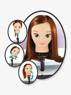 Tête à Coiffer Avec étau BUKI Rose - Buki -Magasin De Produits Tendance Pour Bébés tete a coiffer avec etau buki 2