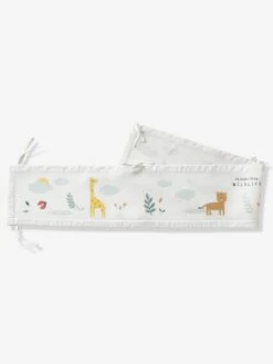 Tour De Lit Respirant WILDLIFE écru / Multicolore - Vertbaudet -Magasin De Produits Tendance Pour Bébés tour de lit respirant wildlife 3